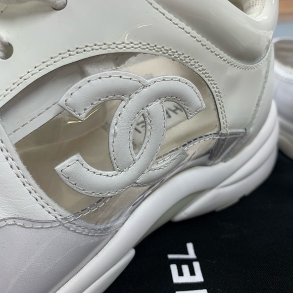 ADDITIONAL photos of CHANEL White Trainers - Picture 1 of 7